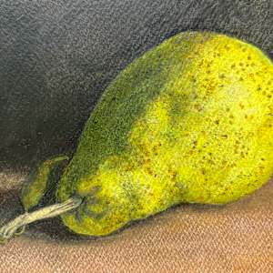 Speckled Green Pear by Martha Lee Turner, Image 1.
