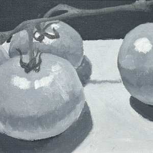 Vine Tomatoes I by Martha Lee Turner