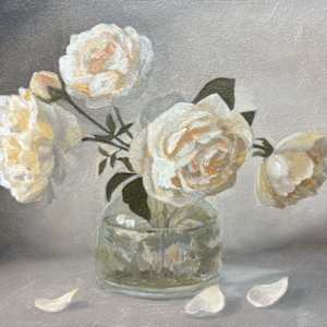 Four Roses (Zorn Palette) by Martha Lee Turner
