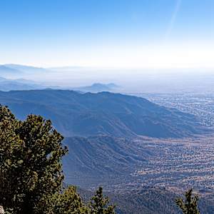 Albuquerque from the Sandia Mountains, New Mexico, USA by David Whited