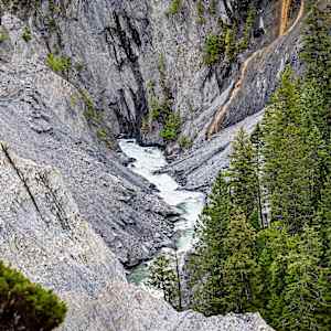 River Valley in the Canadian Rockies, British Columbia by David Whited