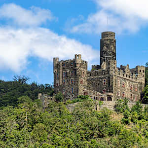 Maus Castle (Burg Maus) in Rhineland-Palatinate, Germany. by David Whited