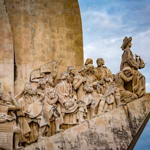 The Monument of the Discoveries, Lisbon, Portugal by David Whited