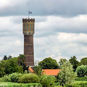 Historic Watertoren (water tower) of Krimpen aan den Lek, Netherlands by David Whited