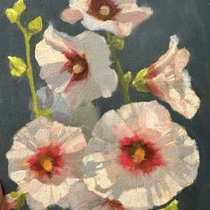 Dance of the Hollyhocks by Kristin K Hosbein, Image 1.
