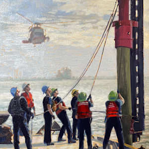 Pile Driving in District 5 by Kristin K Hosbein