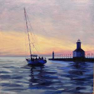 Heading Out, North Pier by Kristin K Hosbein, Image 1.