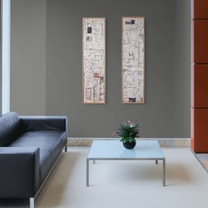 "Interplay" by Steven McHugh  Image: Diptych view of "Interplay" and "Interplay #2"