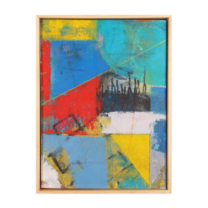 "Irregular"  Image: Original mixed media abstract oil painting by Stevenjohn McHugh titled "Irregular". Measures 15.5" x 11.5" x 1.5. Framed size is 16.25" x 12.25 x 2.5". Mixed media with oil stick, marker, oil, graphite, charcoal and cold wax on Arches oil paper glued on wood panel with PH balance glue. Side of wood cradle (solid wood) is varished natural. Signed on front and back. Framed is a vanished gallery frame solid wood. Shipping included in the U.S. Shop at www.stevemchughart.com #madelineisland #stevemchughart.com #bayfieldwi #apostleislands #wisconsinartist #mixedmedia #modernart #contemporaryart #painting #contemporarypainter #paintstudio #artgallery #fineart #abstractart #artcollector #originalart #contemporaryartwork #studio #artgallery #artcollector #artadvisor #artcurator #abstraction #abstractart #abstractpainting #artcollector #artistoninstagram #stevenjohnmchugh #Aninhinabewakilands #artistinthewoods #lakegitchegumee