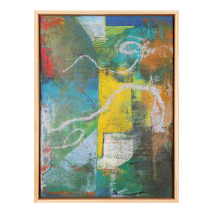 "Abstruse"  Image: Original mixed media abstract oil painting by Stevenjohn McHugh titled "Abstruse". Measures 15.5" x 11.5" x 1.5. Framed size is 16.25 x 12.25" x 2.5". Mixed media with oil stick, marker, oil, graphite, charcoal and cold wax on Arches oil paper glued on wood panel with PH balance glue. Side of wood cradle (solid wood) is varished natural. Signed on front and back. Framed is a vanished gallery frame solid wood. Shipping included in the U.S. Shop at www.stevemchughart.com #madelineisland #stevemchughart.com #bayfieldwi #apostleislands #wisconsinartist #mixedmedia #modernart #contemporaryart #painting #contemporarypainter #paintstudio #artgallery #fineart #abstractart #artcollector #originalart #contemporaryartwork #studio #artgallery #artcollector #artadvisor #artcurator #abstraction #abstractart #abstractpainting #artcollector #artistoninstagram #stevenjohnmchugh #Aninhinabewakilands #artistinthewoods #lakegitchegumee