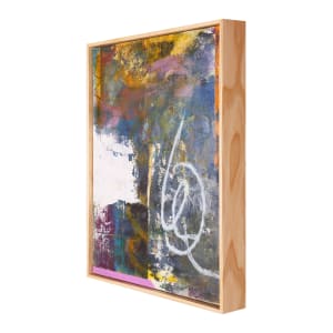 "Impulsive" by Steven McHugh  Image: Original mixed media abstract oil painting by Stevenjohn McHugh titled "Impulsive". Measures 19.5" x 15.25" x 1.5. Framed size is 20.25 x 16" x 2.5". Mixed media with oil stick, marker, oil, graphite, charcoal and cold wax on Arches oil paper glued on wood panel with PH balance glue. Side of wood cradle (solid wood) is varished natural. Signed on front and back. Framed is a vanished gallery frame solid wood. Shipping included in the U.S. Shop at www.stevemchughart.com #madelineisland #stevemchughart.com #bayfieldwi #apostleislands #wisconsinartist #mixedmedia #modernart #contemporaryart #painting #contemporarypainter #paintstudio #artgallery #fineart #abstractart #artcollector #originalart #contemporaryartwork #studio #artgallery #artcollector #artadvisor #artcurator #abstraction #abstractart #abstractpainting #artcollector #artistoninstagram #stevenjohnmchugh #Aninhinabewakilands #artistinthewoods #lakegitchegumee