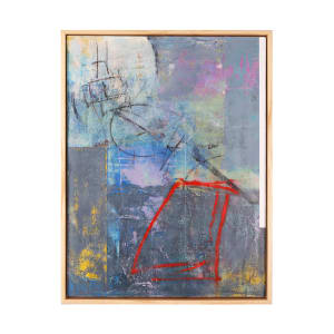 "Dowdy"  Image: Original mixed media abstract oil painting by Stevenjohn McHugh titled "Dowdy". Measures 19.5" x 15.25" x 1.5. Framed size is 20.25 x 16" x 2.5". Mixed media with oil stick, marker, oil, graphite, charcoal and cold wax on Arches oil paper glued on wood panel with PH balance glue. Side of wood cradle (solid wood) is varished natural. Signed on front and back. Framed is a vanished gallery frame solid wood. Shipping included in the U.S. Shop at www.stevemchughart.com #madelineisland #stevemchughart.com #bayfieldwi #apostleislands #wisconsinartist #mixedmedia #modernart #contemporaryart #painting #contemporarypainter #paintstudio #artgallery #fineart #abstractart #artcollector #originalart #contemporaryartwork #studio #artgallery #artcollector #artadvisor #artcurator #abstraction #abstractart #abstractpainting #artcollector #artistoninstagram #stevenjohnmchugh #Aninhinabewakilands #artistinthewoods #lakegitchegumee