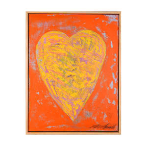 "Yellow Heart" by Steven McHugh  Image: Introducing "Yellow Heart," an original mixed media painting by abstract artist Steve McHugh. This striking piece is a visual representation of the wear and tear that one's heart undergoes over the years, featuring rich, intense colors and subtle markings that draw the viewer in. Created using a combination of oil and cold wax on wood panels, "Yellow Heart" is a bold statement that measures 20.25" x 15.25". The painting comes beautifully presented in a gallery floating frame, making it a stunning addition to any art collection. Whether displayed in a home or office, "Yellow Heart" is sure to captivate and inspire.

Shipping and state sales tax is added after purchase.