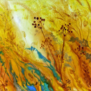 Prairie Fire III by Helen R Klebesadel