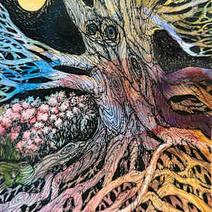 Grandmother Tree IV - Drawing a Day #277 by Helen R Klebesadel