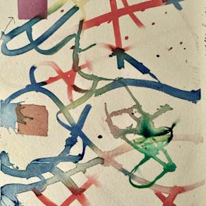 Just keep Moving- Drawing a Day #318 by Helen R Klebesadel 