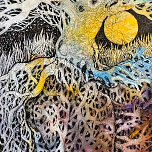 Grandmother Tree V ~ Drawing For Good by Helen R Klebesadel, Image 1.