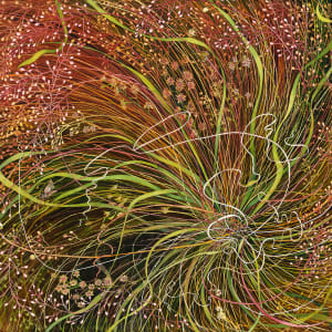 Pollinator Effect:  Prairie Dropseed and Friends I by Helen R Klebesadel