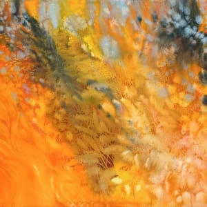Prairie Fire:  Spring Restoration III by Helen R Klebesadel