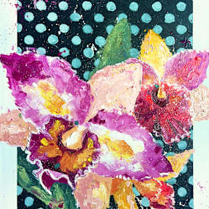 POLK-AN-ORCHID by Gabriela Zerpa