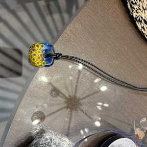 Ukraine Sunflower Necklace Square #1 by Candice Treat Murphy, Image 2.