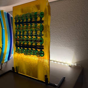 Woven Blues on Gold by Candice Treat Murphy, Image 2.