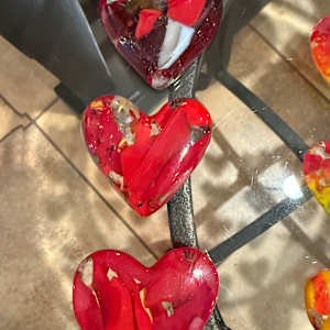 2" Pocket Heart Red #2 by Candice Treat Murphy, Image 1.