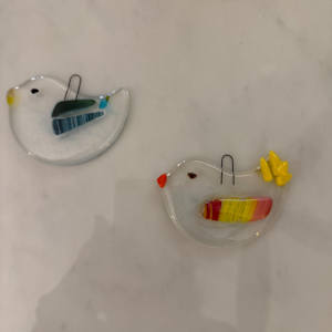 Textured Bird Ornament II by Candice Treat Murphy, Image 2.