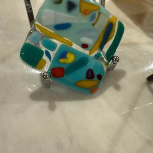 Aqua Party Square by Candice Treat Murphy, Image 2.