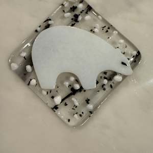 3” Polar Bear Ornament #1 by Candice Treat Murphy