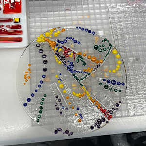 Candy Colored Dots Bowl by Candice Treat Murphy, Image 3.