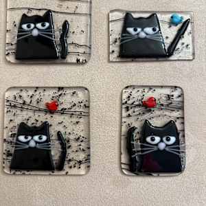 Peeky Black Cat #21 by Candice Treat Murphy, Image 3.