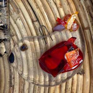 Textured Bird Ornament IV by Candice Treat Murphy, Image 2.