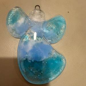 Angel Ornament with Flowers by Candice Treat Murphy, Image 1.