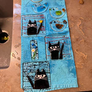 Peeky Black Cat 36 by Candice Treat Murphy, Image 5.