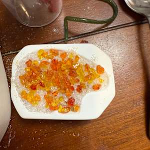 Gold Flaked Red Striker Pocket Bear 2 by Candice Treat Murphy, Image 3.