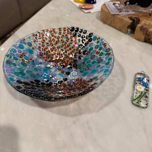 Multicolor Murrini Bowl by Candice Treat Murphy, Image 3.