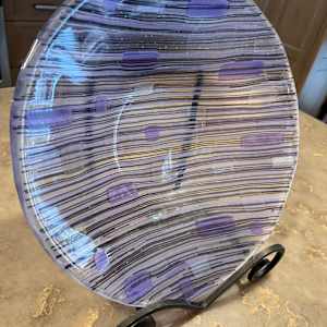 Neo Lavender and Purple Stringer Bubble  Bowl by Candice (Candy) Treat Murphy, Image 6.