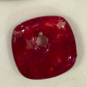 Striker Red Necklace Square #1 by Candice Treat Murphy, Image 2.