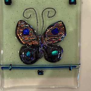 Dichroic Butterfly Rectangle by Candice Treat Murphy, Image 4.
