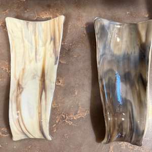 Modern Large Spoon Rest #2 (Browns and Vanilla) by Candice Treat Murphy, Image 3.