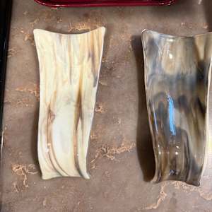 Modern Large Spoon Rest #2 (Browns and Vanilla) by Candice Treat Murphy, Image 1.