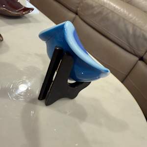 Funky Blue and Vanilla Square by Candice Treat Murphy, Image 3.