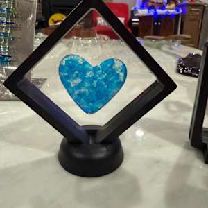 2" Blues Pocket Heart #2 by Candice Treat Murphy, Image 2.