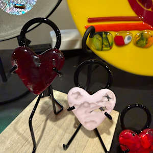 2" Transparent Red Pocket Heart #8 by Candice Treat Murphy, Image 8.