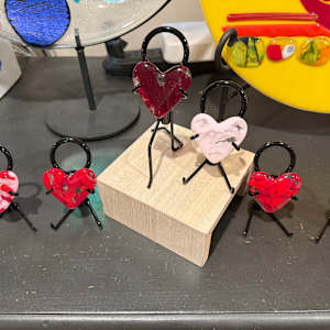 2" Transparent Red Pocket Heart #8 by Candice Treat Murphy, Image 7.