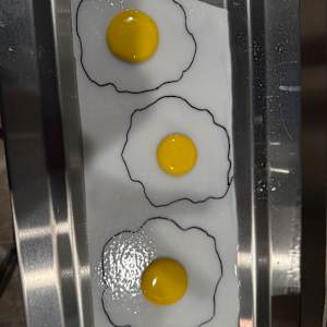 Sunny Side Up Egg #1 with Pepper by Candice Treat Murphy, Image 2.