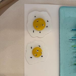 Sunny Side Up Egg Magnet #2 by Candice Treat Murphy, Image 3.