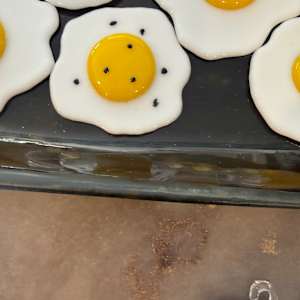 Sunny Side Up Egg Magnet #2 by Candice Treat Murphy, Image 4.