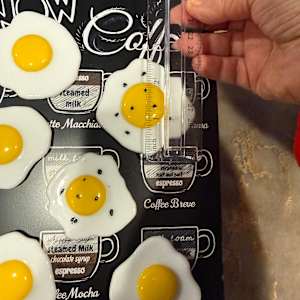 Sunny Side Up Egg Magnet #2 by Candice Treat Murphy, Image 5.